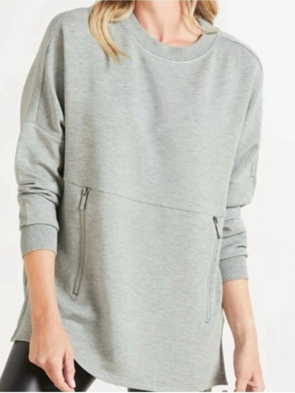 Varley Bayliss Sweatshirt Zip-Pocket Pullover